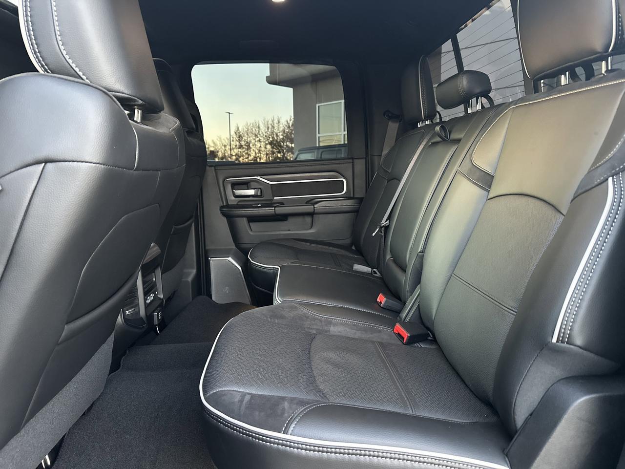 2026 Ram 3500 Laramie Night Edition Crew Cab 4x4 | BATMAN | Rig Ready Ram | Leather | Sport Hood | Sunroof Redwater AB