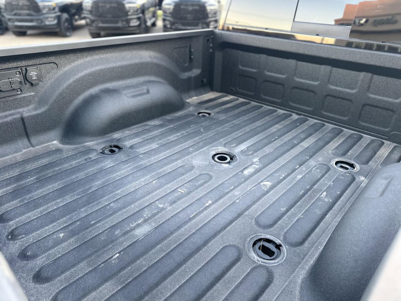 2026 Ram 3500 Laramie Night Edition Crew Cab 4x4 | BATMAN | Rig Ready Ram | Leather | Sport Hood | Sunroof Redwater AB