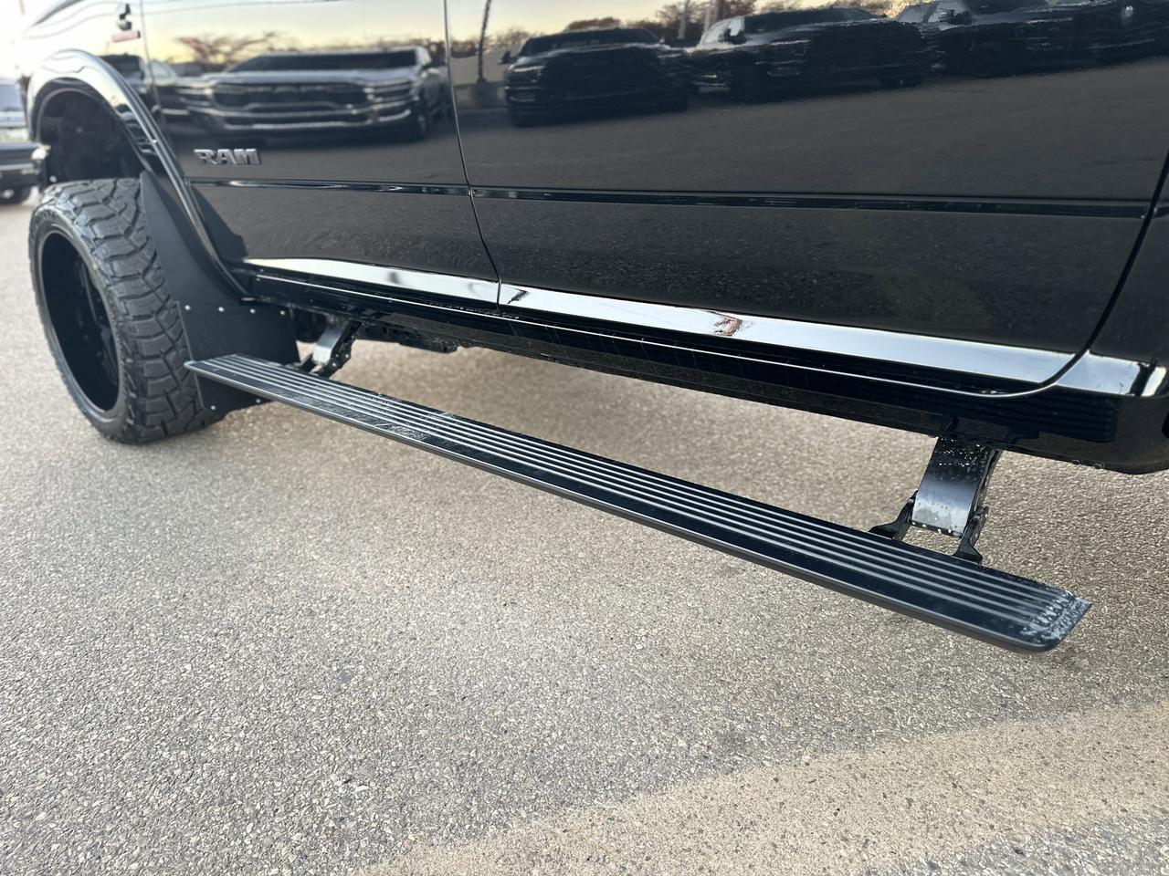 2026 Ram 3500 Laramie Night Edition Crew Cab 4x4 | BATMAN | Rig Ready Ram | Leather | Sport Hood | Sunroof Redwater AB