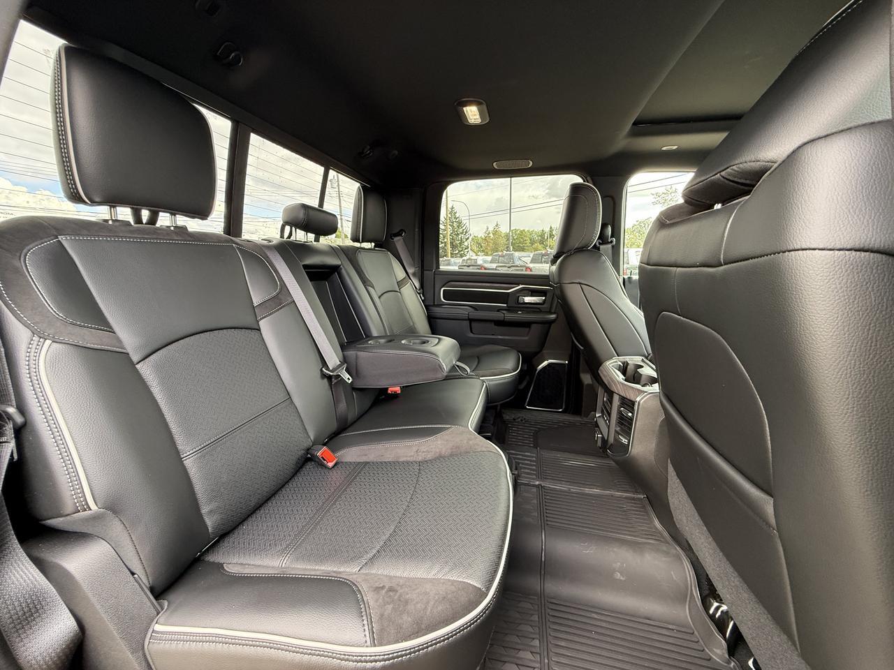 2026 Ram 3500 Laramie Night Edition Crew Cab 4x4 | Cummins Diesel | Black Leather | Heated Vented Seats Redwater AB