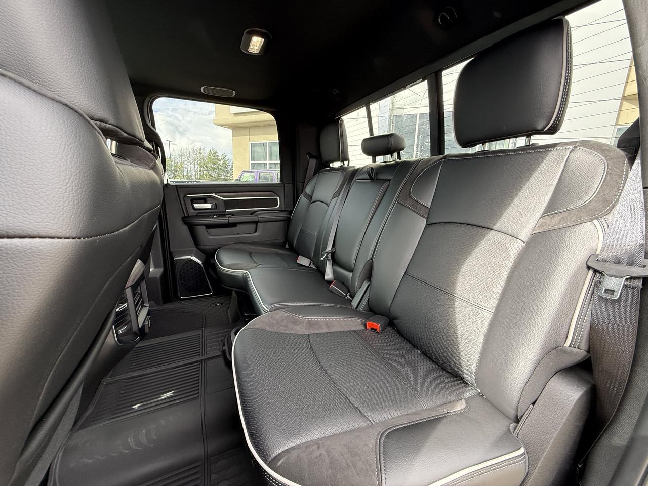 2026 Ram 3500 Laramie Night Edition Crew Cab 4x4 | Cummins Diesel | Black Leather | Heated Vented Seats Redwater AB
