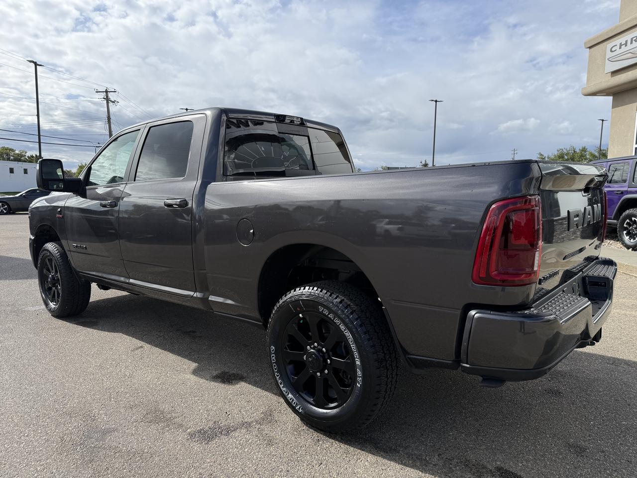 2026 Ram 3500 Laramie Night Edition Crew Cab 4x4 | Cummins Diesel | Black Leather | Heated Vented Seats Redwater AB