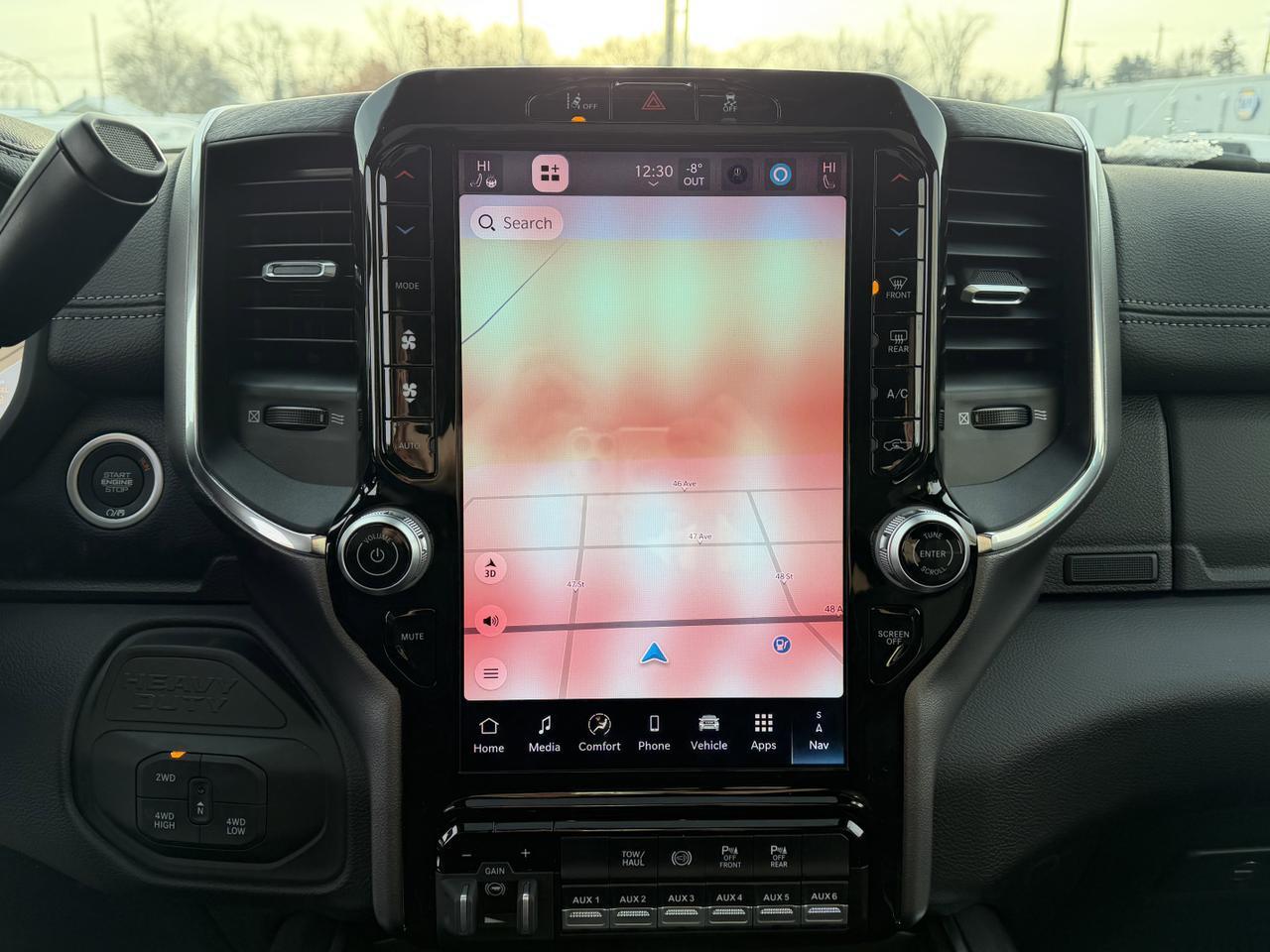 2026 Ram 3500 Laramie Night Edition Crew Cab 4x4 | Cummins Diesel | Leather | Sunroof | Towing | Sport Hood Redwater AB