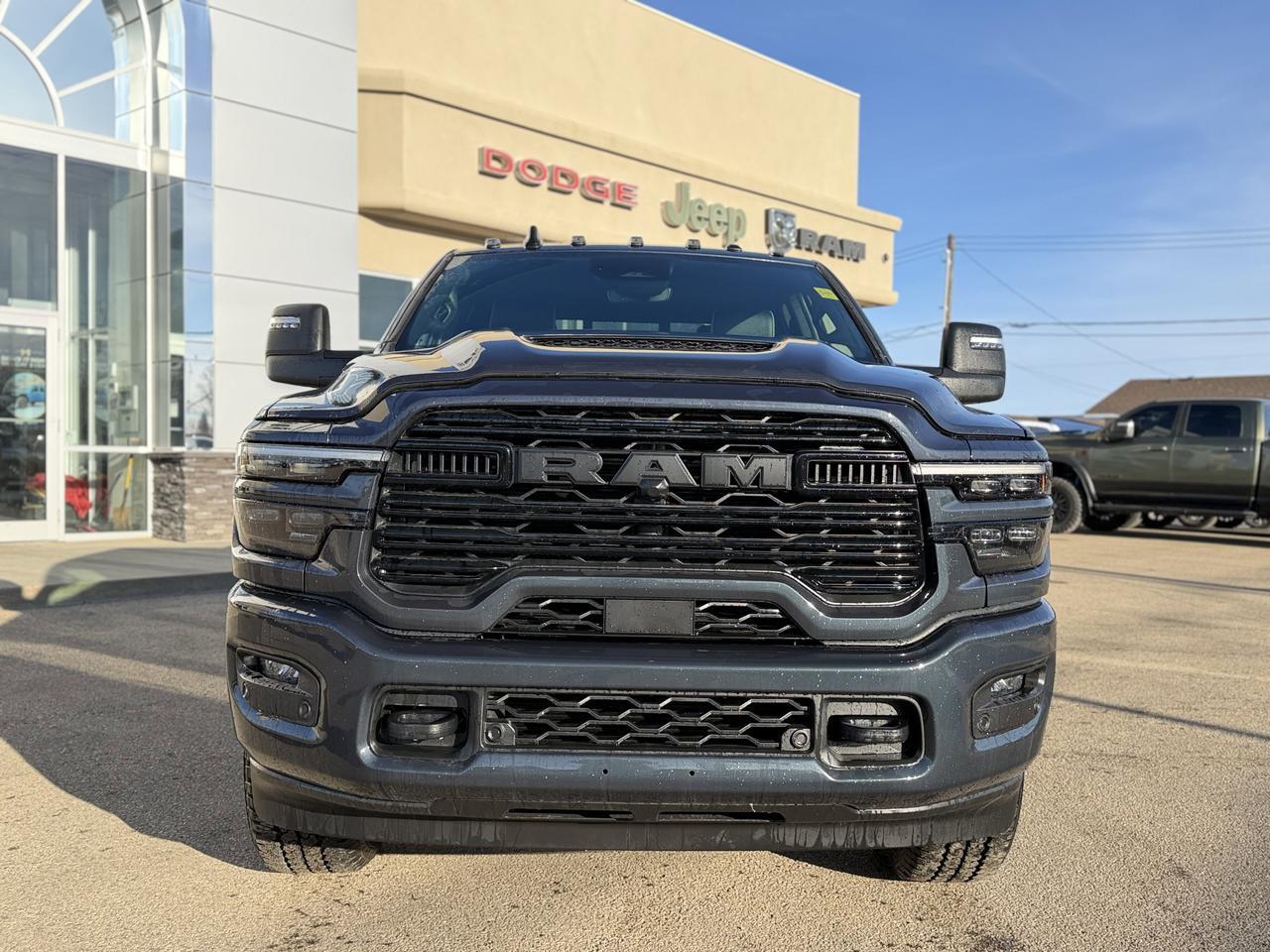 2026 Ram 3500 Laramie Night Edition Crew Cab 4x4 | Cummins Diesel | Leather | Towing | Sunroof Redwater AB