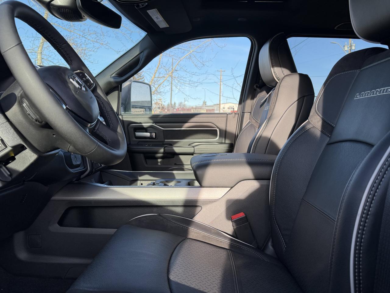 2026 Ram 3500 Laramie Night Edition Crew Cab 4x4 | Cummins Diesel | Leather | Towing | Sunroof Redwater AB