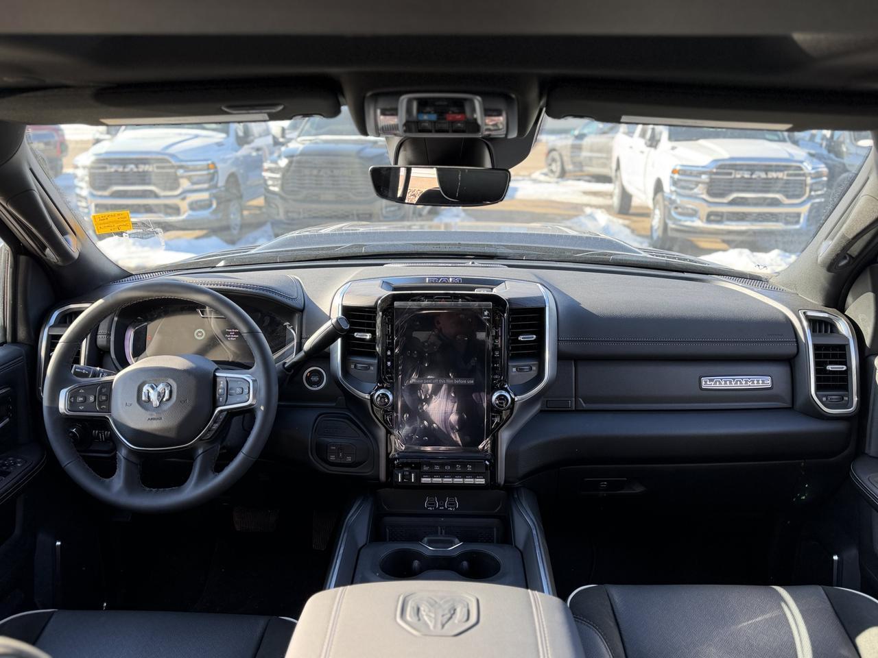 2026 Ram 3500 Laramie Night Edition Crew Cab 4x4 | Cummins Diesel | NAV | Leather | Heated Vented Seats Redwater AB