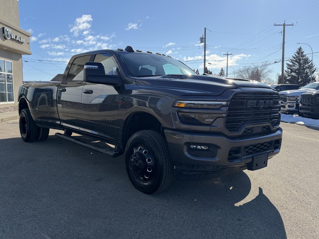 2026 Ram 3500 Laramie Night Edition Crew Cab 4x4 | Cummins Diesel | NAV | Leather | Heated Vented Seats Redwater AB