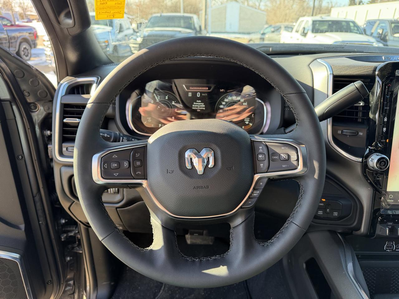 2026 Ram 3500 Laramie Night Edition Crew Cab 4x4 | Cummins Diesel | NAV | Leather | Heated Vented Seats Redwater AB