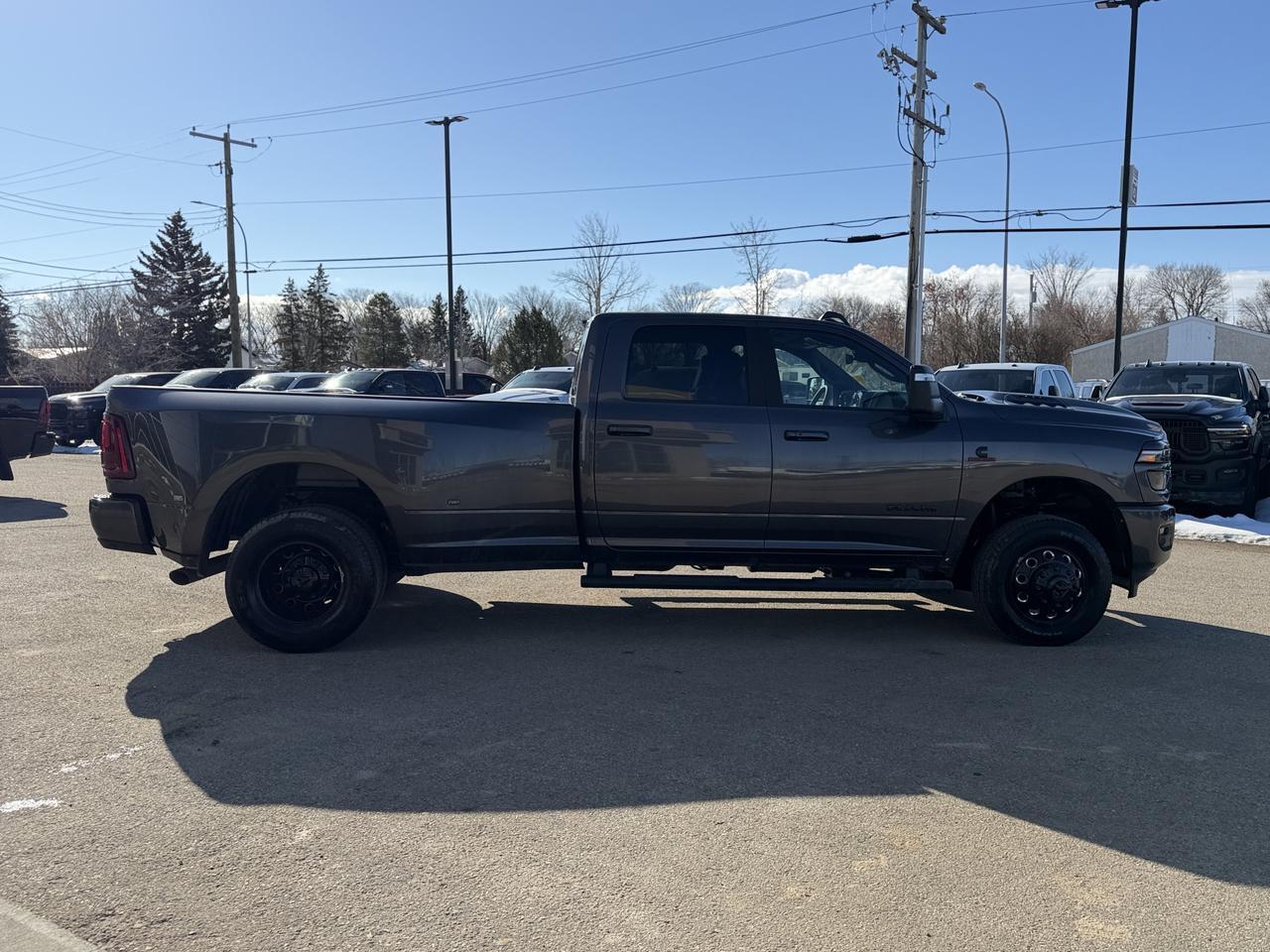 2026 Ram 3500 Laramie Night Edition Crew Cab 4x4 | Cummins Diesel | NAV | Leather | Heated Vented Seats Redwater AB