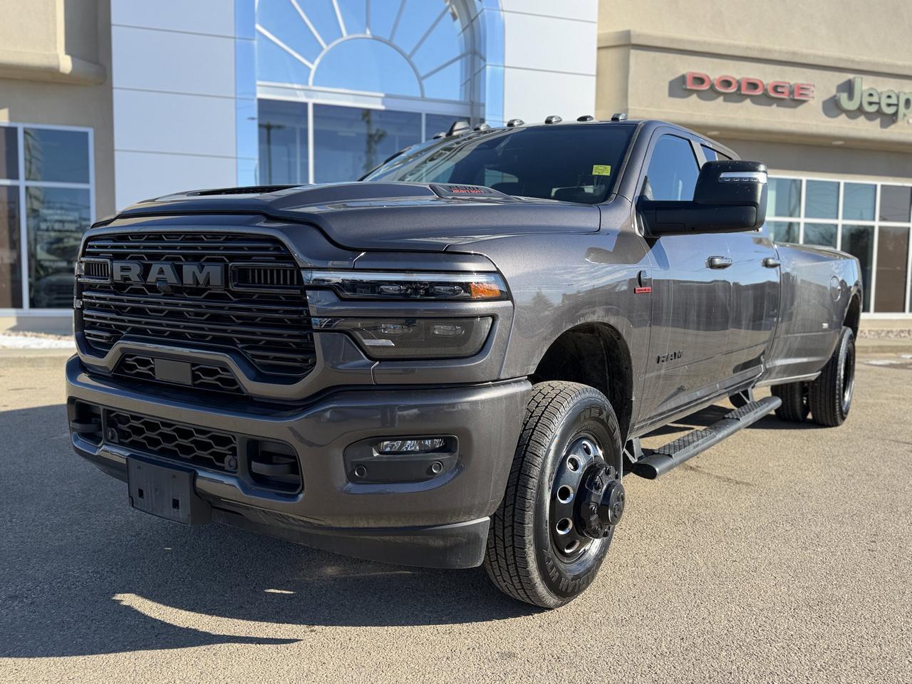 2026 Ram 3500 Laramie Night Edition Crew Cab 4x4 | Cummins Diesel | NAV | Leather | Heated Vented Seats Redwater AB