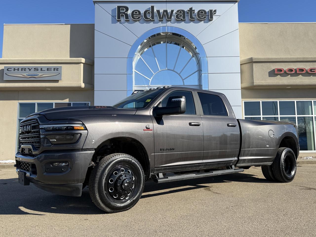 2026 Ram 3500 Laramie Night Edition Crew Cab 4x4 | Cummins Diesel | NAV | Leather | Heated Vented Seats