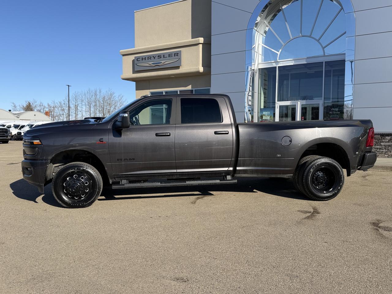 2026 Ram 3500 Laramie Night Edition Crew Cab 4x4 | Cummins Diesel | NAV | Leather | Heated Vented Seats Redwater AB
