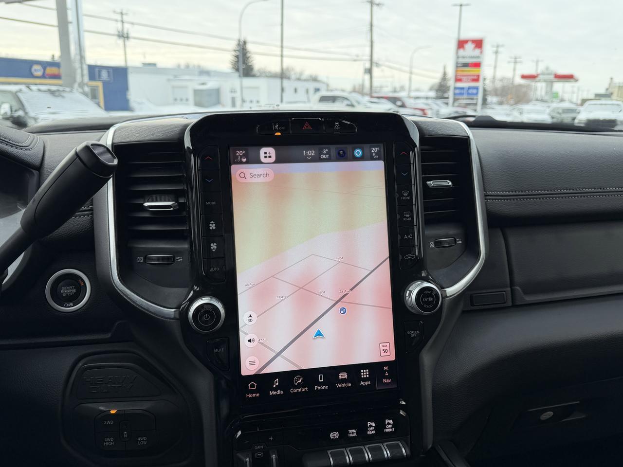 2026 Ram 3500 Laramie Night Edition Crew Cab 4x4 | Cummins Diesel | Sunroof | NAV | 5th Wheel Prep | 20IN Wheels Redwater AB