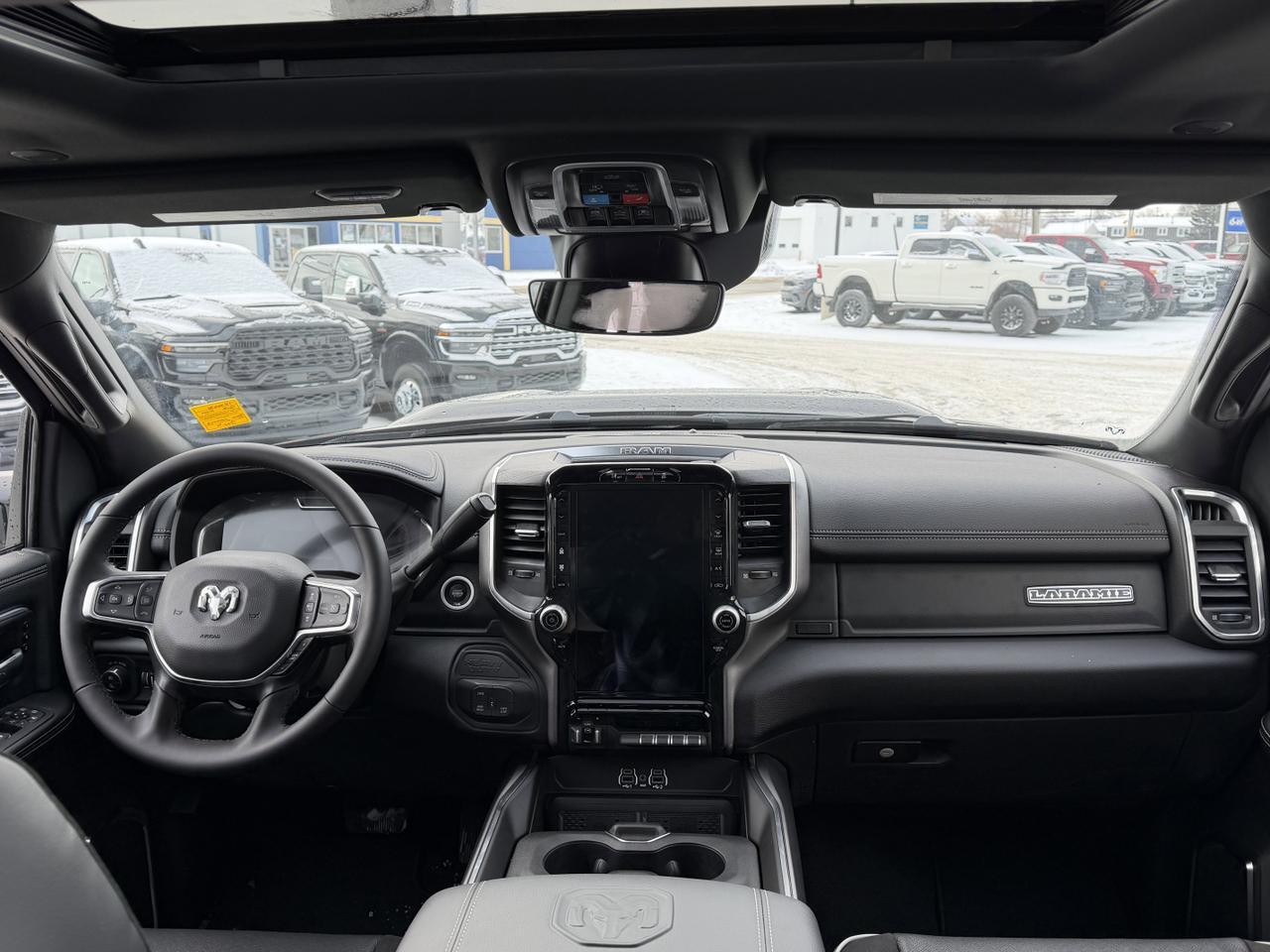 2026 Ram 3500 Laramie Night Edition Crew Cab 4x4 | Cummins Diesel | Sunroof | NAV | 5th Wheel Prep | 20IN Wheels Redwater AB