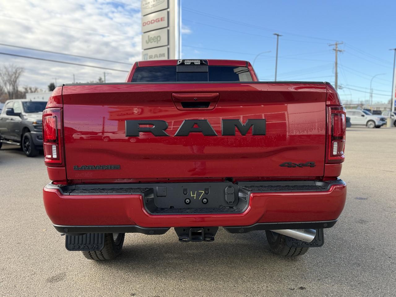 2026 Ram 3500 Laramie Night Edition Crew Cab 4x4 | Rig Ready Ram | DEADPOOL | 3&rdquo; Level | 22&rdquo; TIS Rim | 35&rdquo; Tires Redwater AB