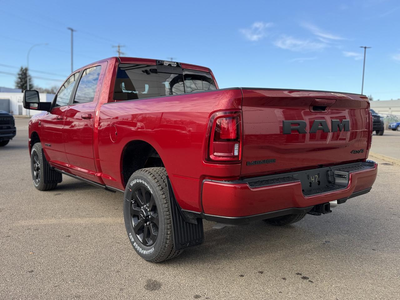 2026 Ram 3500 Laramie Night Edition Crew Cab 4x4 | Rig Ready Ram | DEADPOOL | 3&rdquo; Level | 22&rdquo; TIS Rim | 35&rdquo; Tires Redwater AB