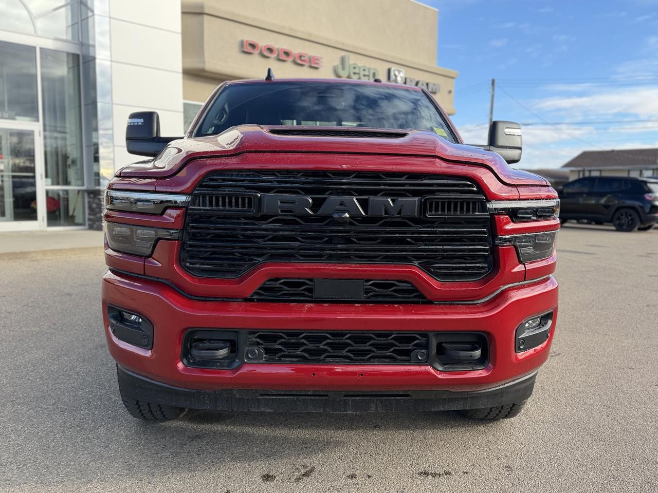 2026 Ram 3500 Laramie Night Edition Crew Cab 4x4 | Rig Ready Ram | DEADPOOL | 3&rdquo; Level | 22&rdquo; TIS Rim | 35&rdquo; Tires Redwater AB