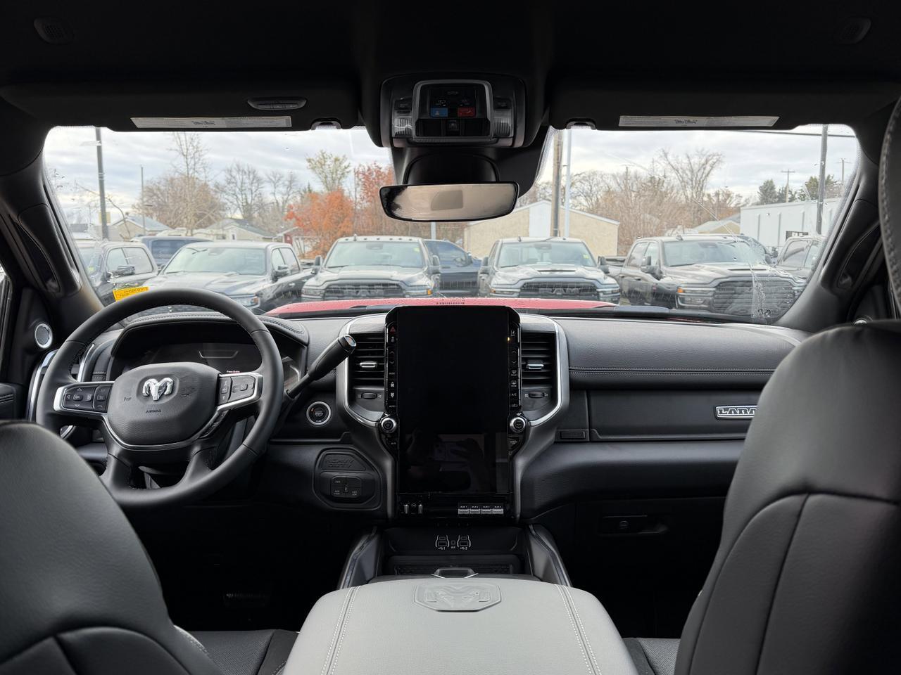 2026 Ram 3500 Laramie Night Edition Crew Cab 4x4 | Rig Ready Ram | DEADPOOL | 3&rdquo; Level | 22&rdquo; TIS Rim | 35&rdquo; Tires Redwater AB