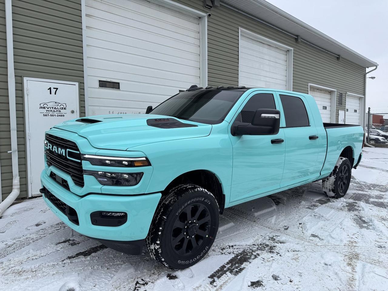 2026 Ram 3500 Laramie Night Edition Mega Cab 4x4 | TEALISHA | Rig Ready Ram | 5&quot; Lift | 22&quot; Tis Rim | 37&quot; Nitto