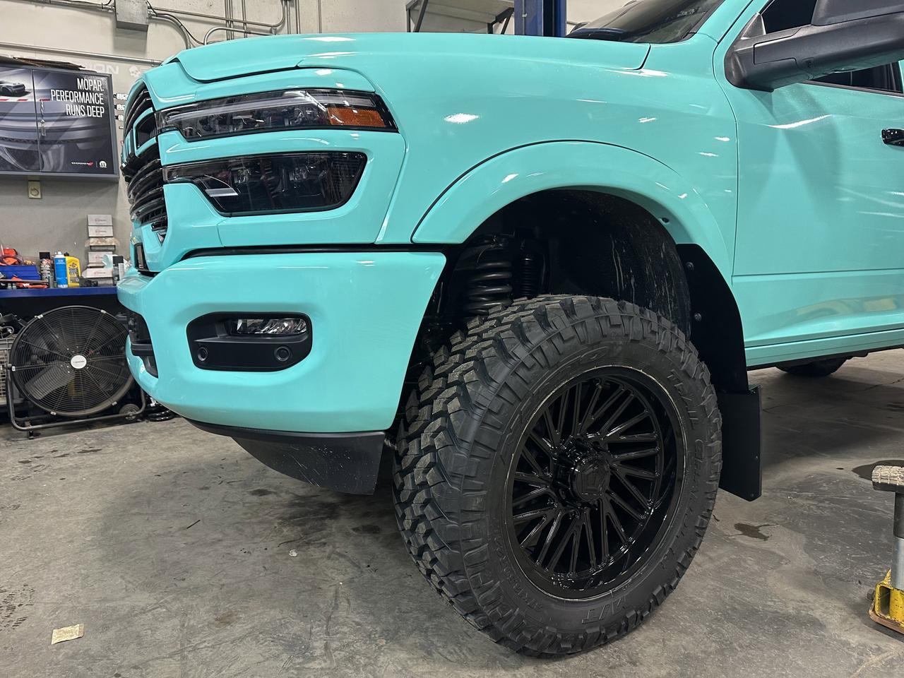 2026 Ram 3500 Laramie Night Edition Mega Cab 4x4 | TEALISHA | Rig Ready Ram | 5&quot; Lift | 22&quot; Tis Rim | 37&quot; Nitto Redwater AB