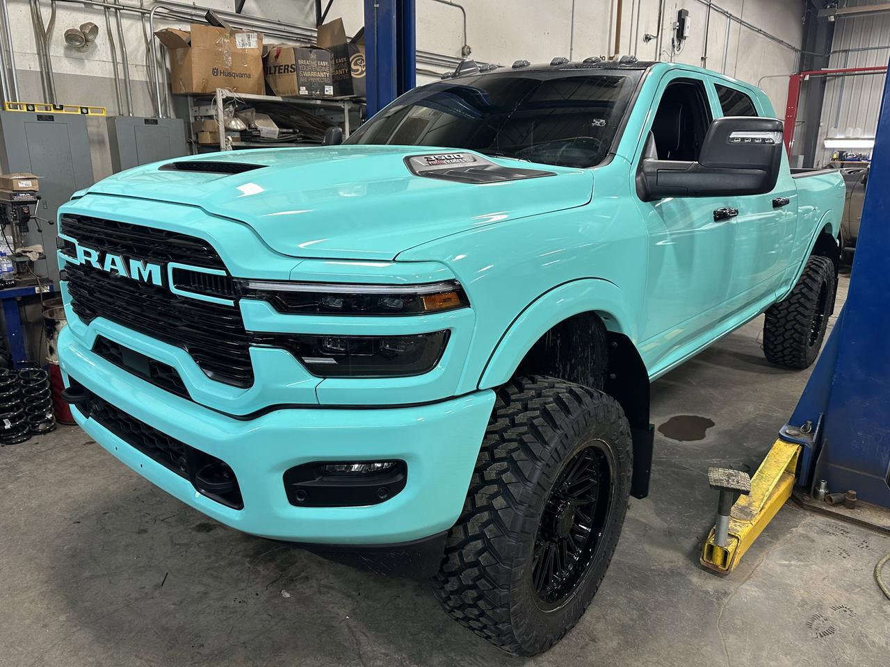 2026 Ram 3500 Laramie Night Edition Mega Cab 4x4 | TEALISHA | Rig Ready Ram | 5&quot; Lift | 22&quot; Tis Rim | 37&quot; Nitto