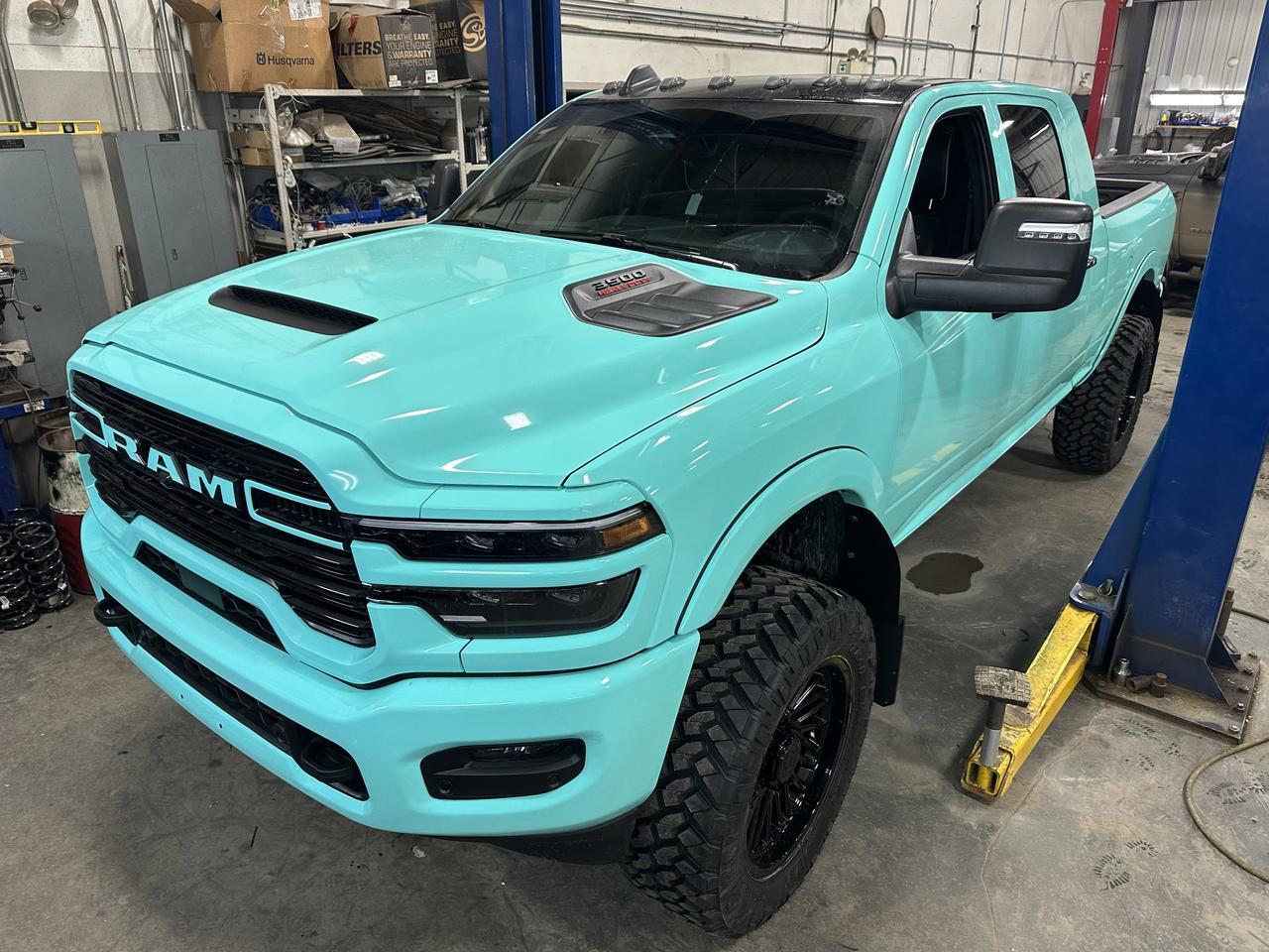 2026 Ram 3500 Laramie Night Edition Mega Cab 4x4 | TEALISHA | Rig Ready Ram | 5&quot; Lift | 22&quot; Tis Rim | 37&quot; Nitto Redwater AB