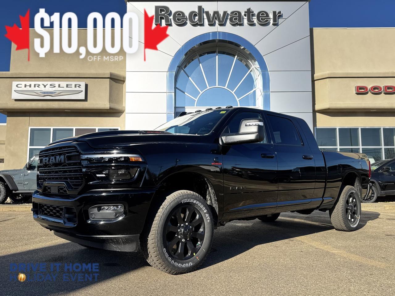 2026 Ram 3500 Laramie Night Edition Mega Cab 4x4 | TIFFANY | Rig Ready Ram | 5&quot; Lift | 22&quot; Tis Wheels | 37&quot; Nitto