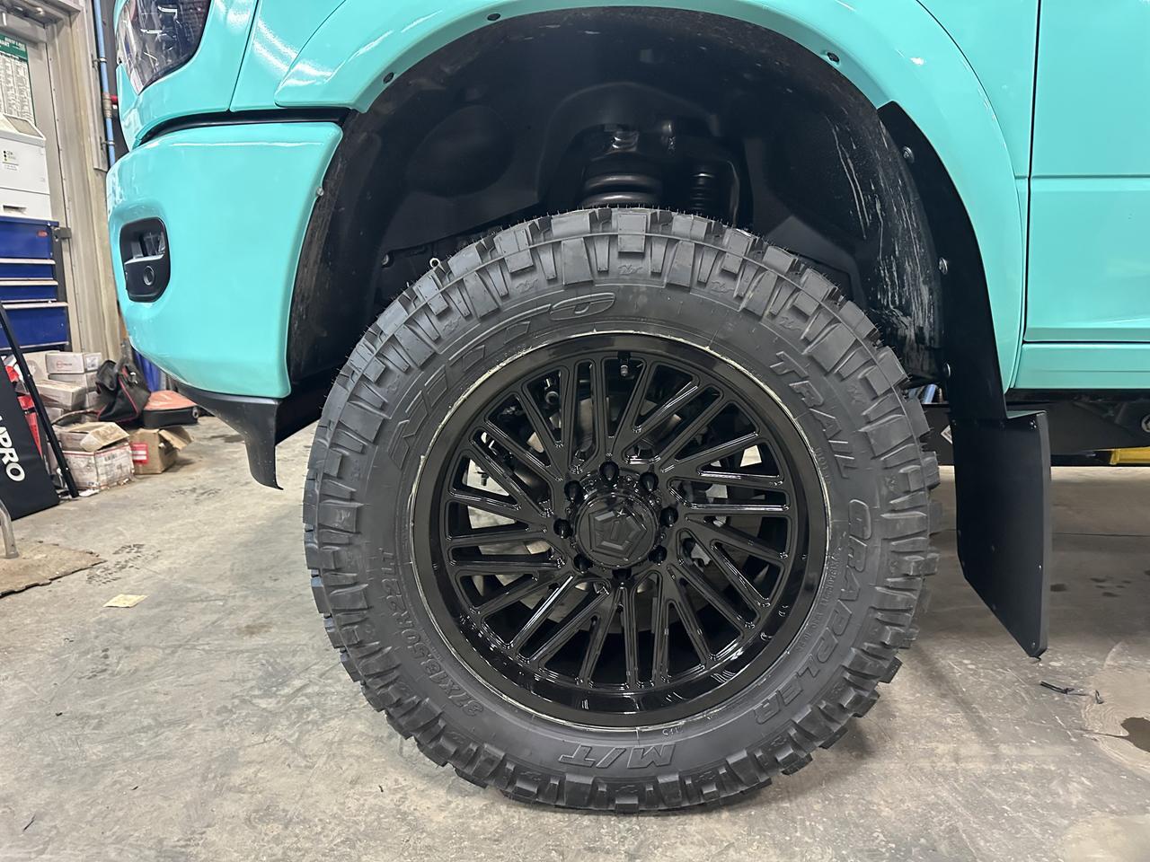 2026 Ram 3500 Laramie Night Edition Mega Cab 4x4 | Tealisha | Rig Ready Ram | 5in Lift | 22in Tis Rim | 37in Nitto Redwater AB