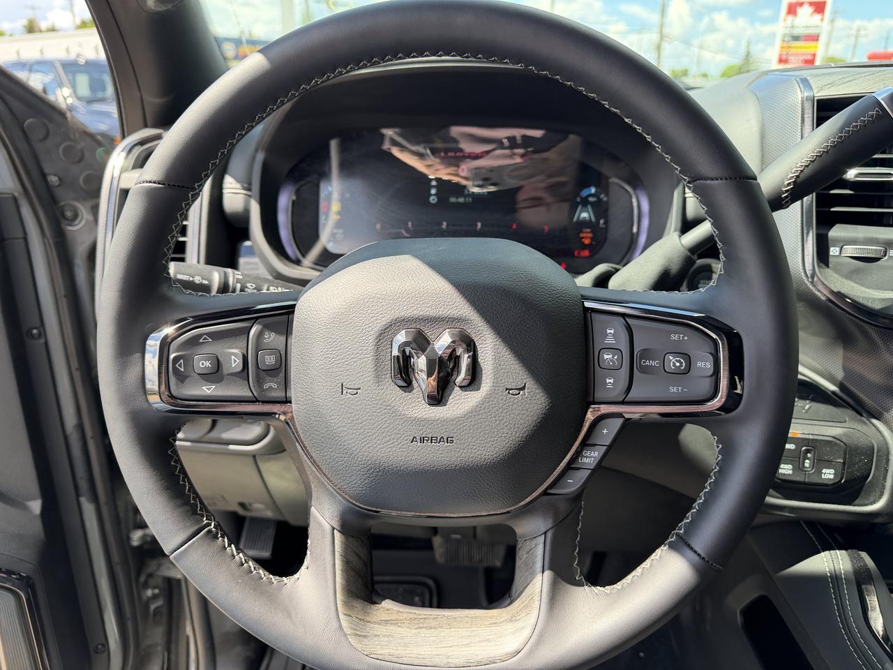 2026 Ram 3500 Limited Crew Cab 4x4 | Cummins Diesel | Night Edition | Power Sunroof | Heated Vented Leather Redwater AB