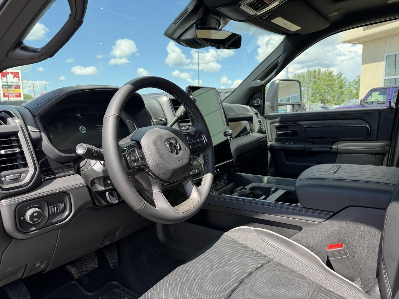 2026 Ram 3500 Limited Crew Cab 4x4 | Cummins Diesel | Night Edition | Power Sunroof | Heated Vented Leather Redwater AB