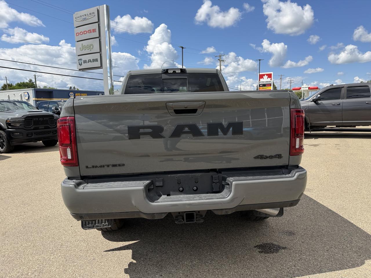 2026 Ram 3500 Limited Crew Cab 4x4 | Cummins Diesel | Night Edition | Power Sunroof | Heated Vented Leather Redwater AB
