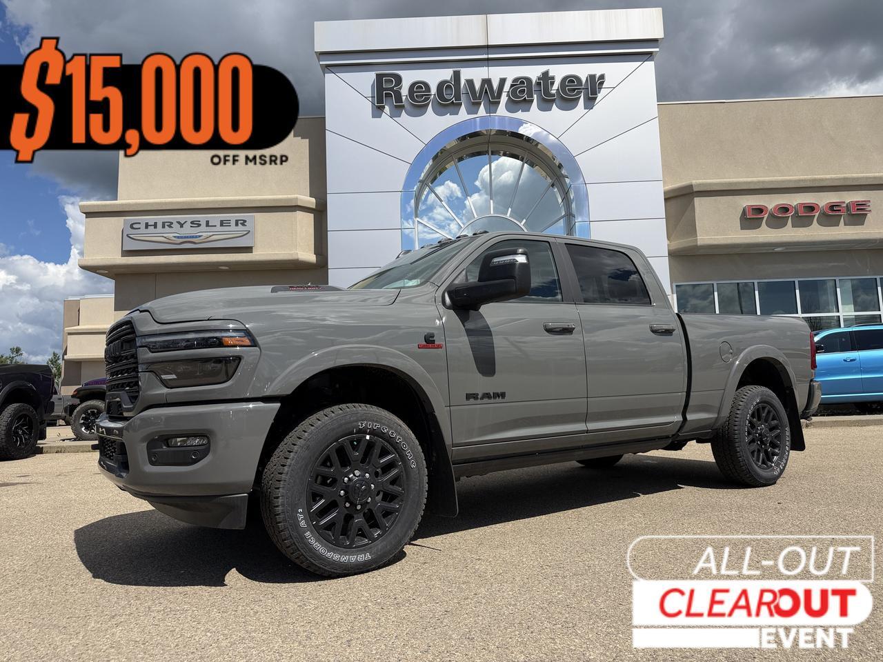 2026 Ram 3500 Limited Crew Cab 4x4 | Cummins Diesel | Night Edition | Power Sunroof | Heated Vented Leather
