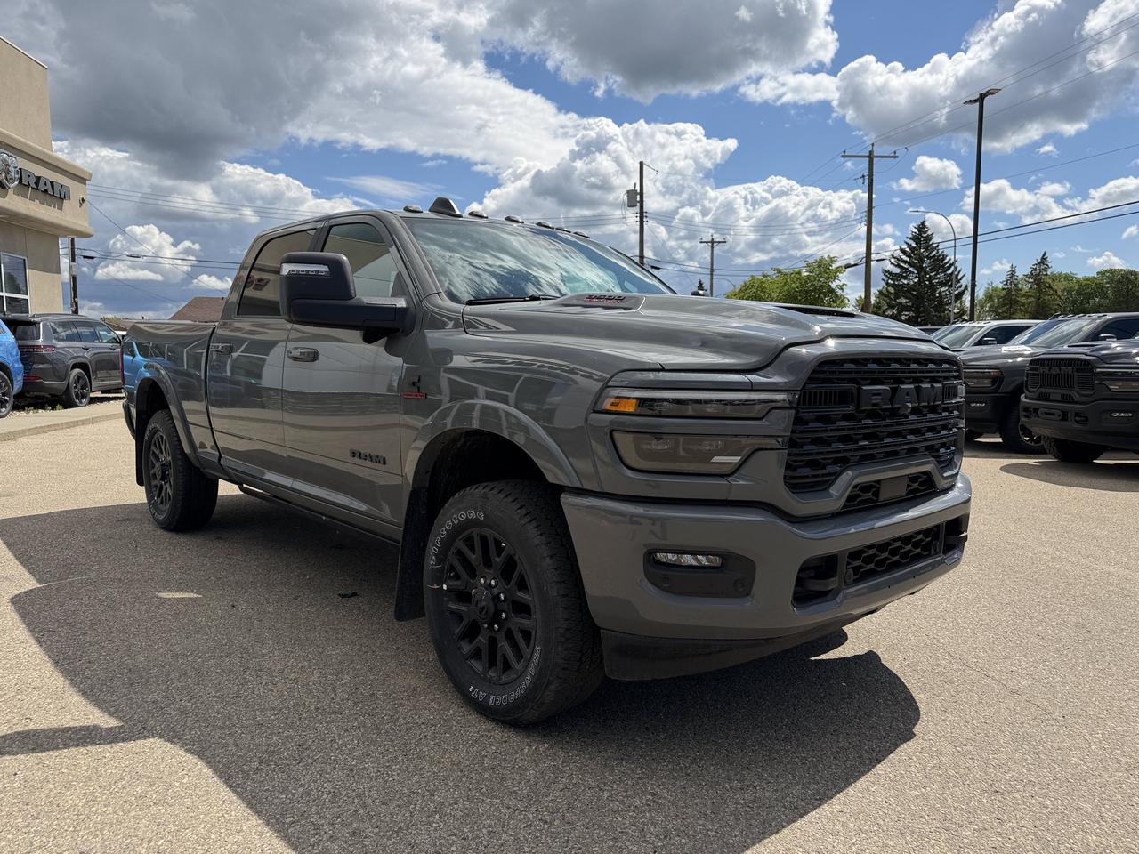 2026 Ram 3500 Limited Crew Cab 4x4 | Cummins Diesel | Night Edition | Power Sunroof | Heated Vented Leather Redwater AB