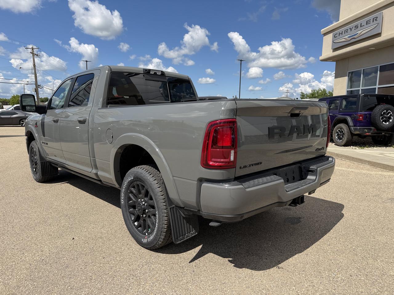 2026 Ram 3500 Limited Crew Cab 4x4 | Cummins Diesel | Night Edition | Power Sunroof | Heated Vented Leather Redwater AB