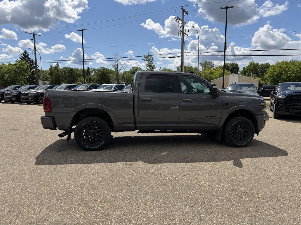 2026 Ram 3500 Limited Crew Cab 4x4 | Cummins Diesel | Night Edition | Power Sunroof | Heated Vented Leather Redwater AB
