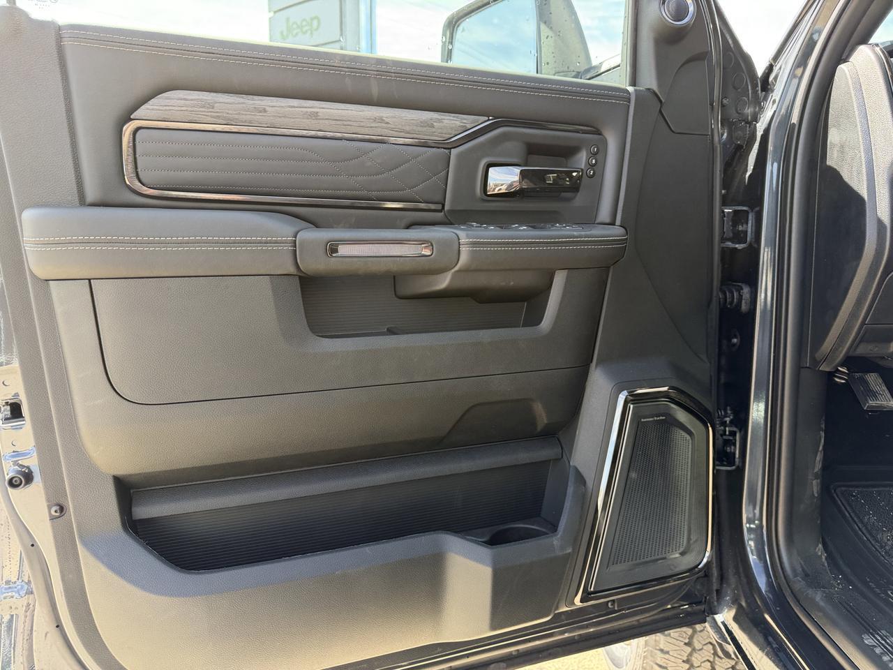 2026 Ram 3500 Limited Crew Cab 4x4 | Cummins Diesel | Night Edition | Sunroof | 5th Wheel Prep | Power Boards Redwater AB