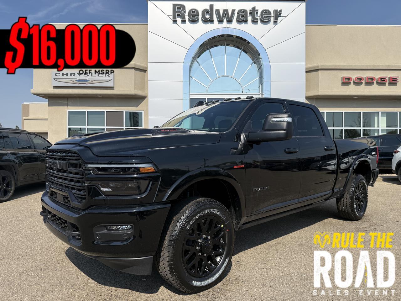 2026 Ram 3500 Limited Crew Cab 4x4 | Cummins HO Turbo Diesel | Premium Leather | NAV | 12IN Touchscreen | Towing