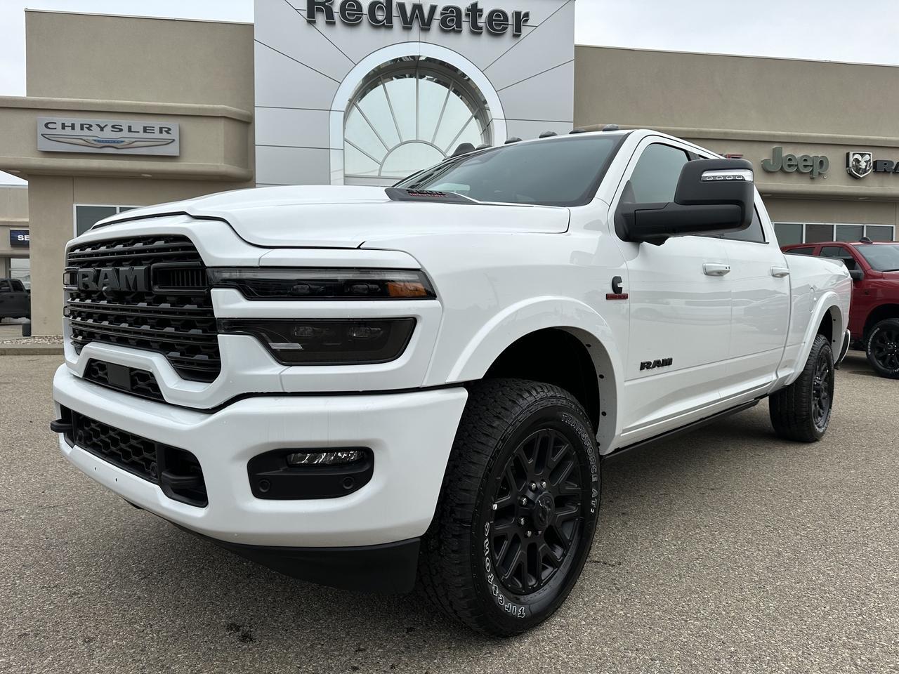 2026 Ram 3500 Limited Crew Cab 4x4 | Cummins Turbo Diesel | Premium Leather | Heated Vented Seats | NAV | Towing Redwater AB