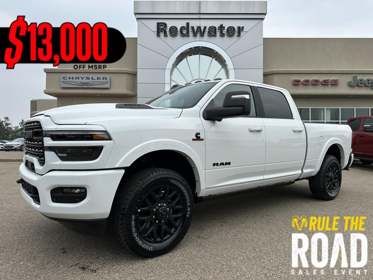 2026 Ram 3500 Limited Crew Cab 4x4 | Cummins Turbo Diesel | Premium Leather | Heated Vented Seats | NAV | Towing