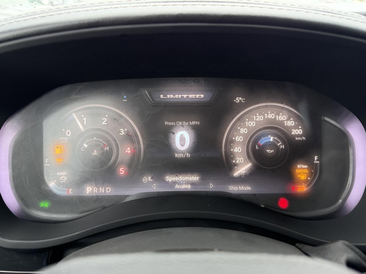 2026 Ram 3500 Limited Crew Cab 4x4 | HO Cummins Turbo Diesel | 5th Wheel Prep | Black Leather | NAV | Heated Seats Redwater AB