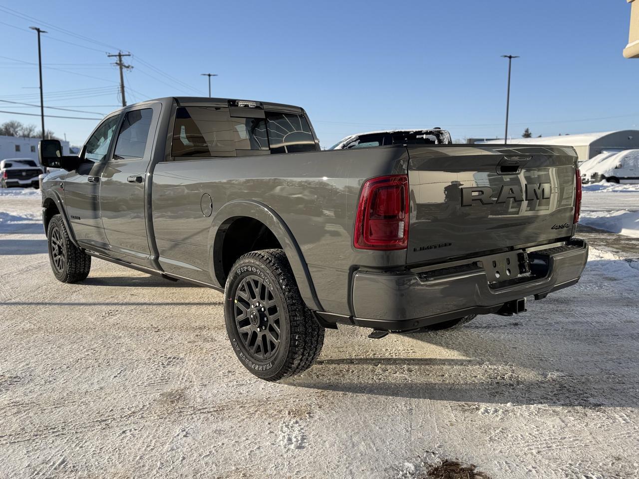 2026 Ram 3500 Limited Crew Cab 4x4 Cummins Turbo Diesel | Ceramic Grey | Leather | Navigation Redwater AB