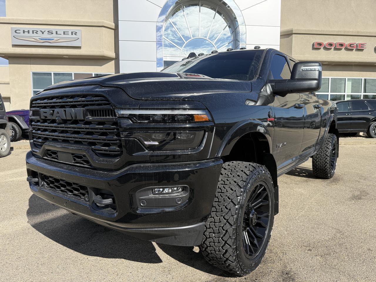 2026 Ram 3500 Limited Crew Cab 4x4 Rig Ready RAM | DONNY | Cummins HO Turbo Diesel | Premium Leather | NAV Redwater AB