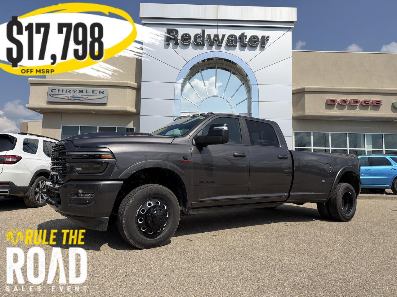 2026 Ram 3500 Limited Crew Cab Dually 4x4 | Cummins Diesel | Night Edition | Power Sunroof | 5th Wheel Prep