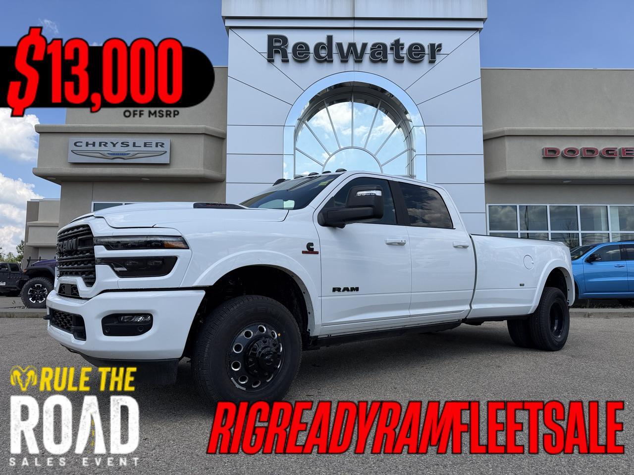 2026 Ram 3500 Limited Crew Cab Dually 4x4 | Rig Ready Ram | MAXIM | Level Kit | 22" Fuel Wheels | 35" Toyo Tires