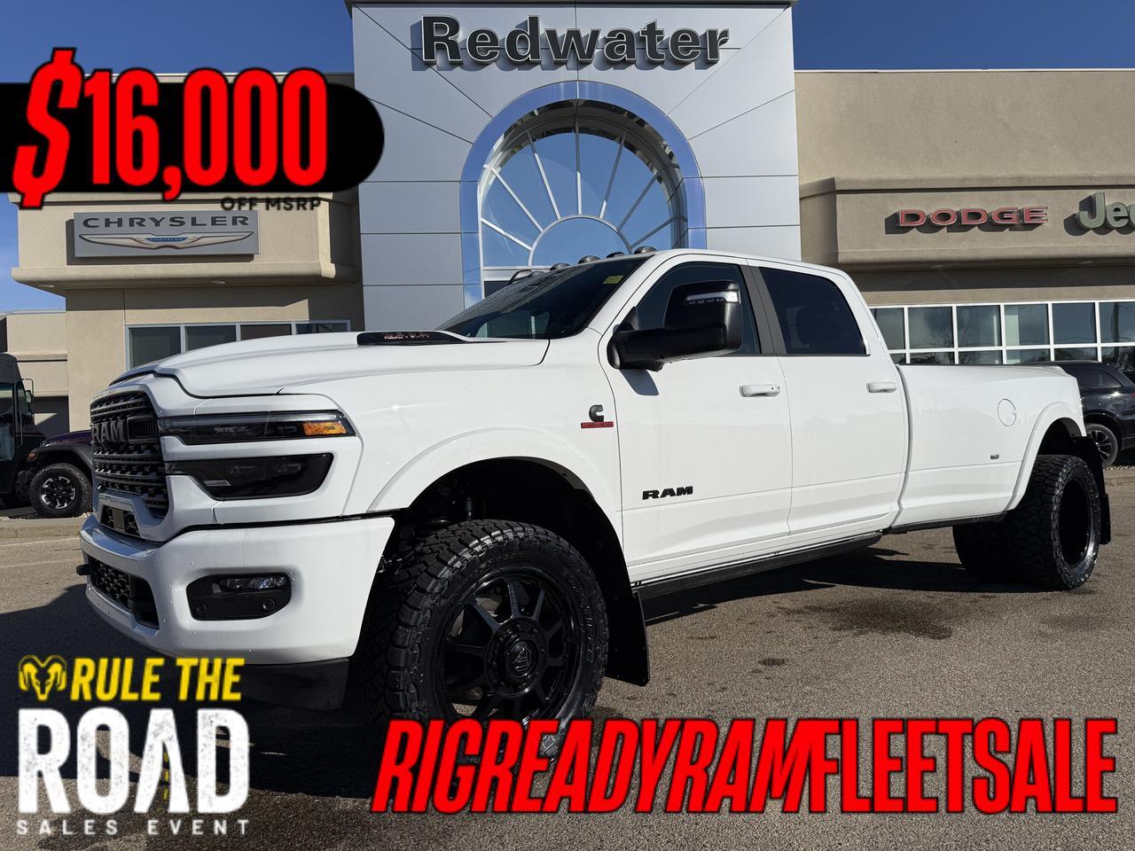 2026 Ram 3500 Limited Crew Cab Dually 4x4 | Rig Ready Ram | MAXIM | Level Kit | 22" Fuel Wheels | 35" Toyo Tires