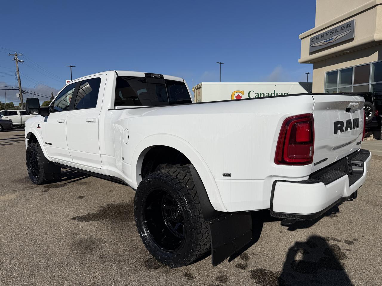 2026 Ram 3500 Limited Crew Cab Dually 4x4 | Rig Ready Ram | MAXIM | Level Kit | 22" Fuel Wheels | 35" Toyo Tires Redwater AB