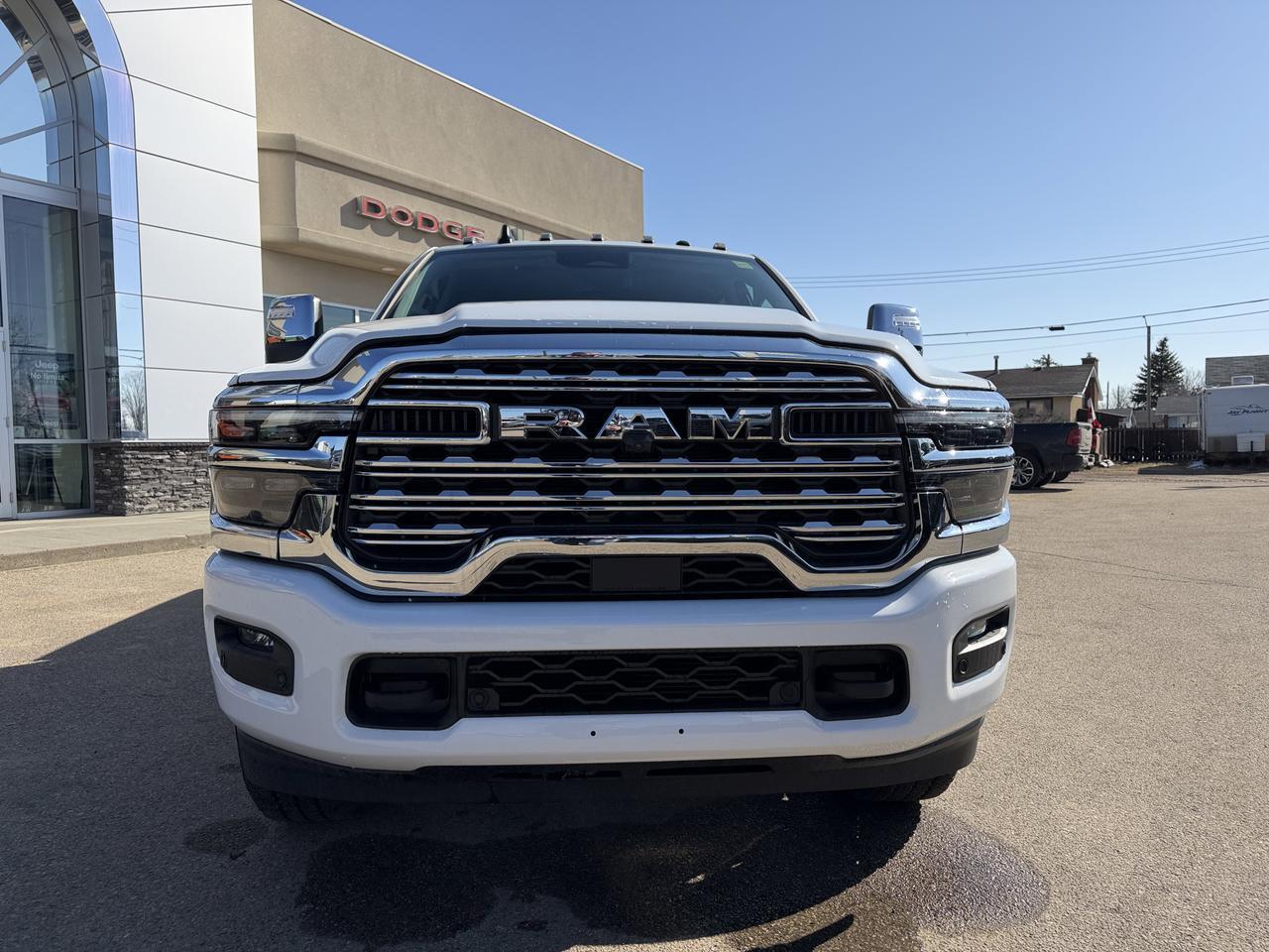 2026 Ram 3500 Limited Longhorn 4x4 | Cummins Diesel | Power Sunroof | NAV | Leather | Surround View | 5th Wheel Redwater AB