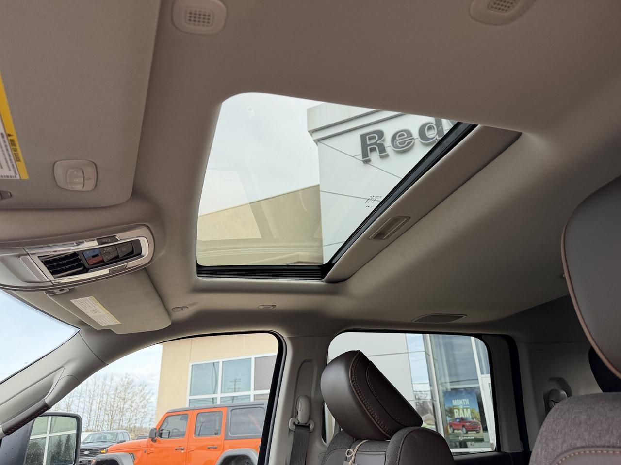 2026 Ram 3500 Limited Longhorn Mega Cab 4x4 | Bison Brown Filigree Leather | NAV | 5th Wheel | Power Steps Redwater AB