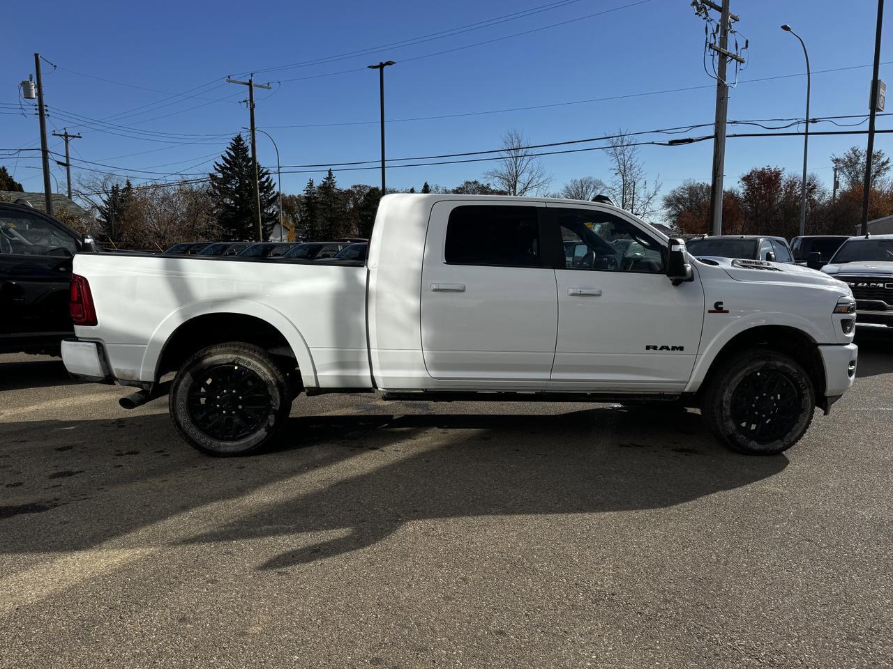 2026 Ram 3500 Limited Longhorn Night Edition Mega Cab 4x4 | Cummins | Towing | Leather | Sunroof | NAV Redwater AB