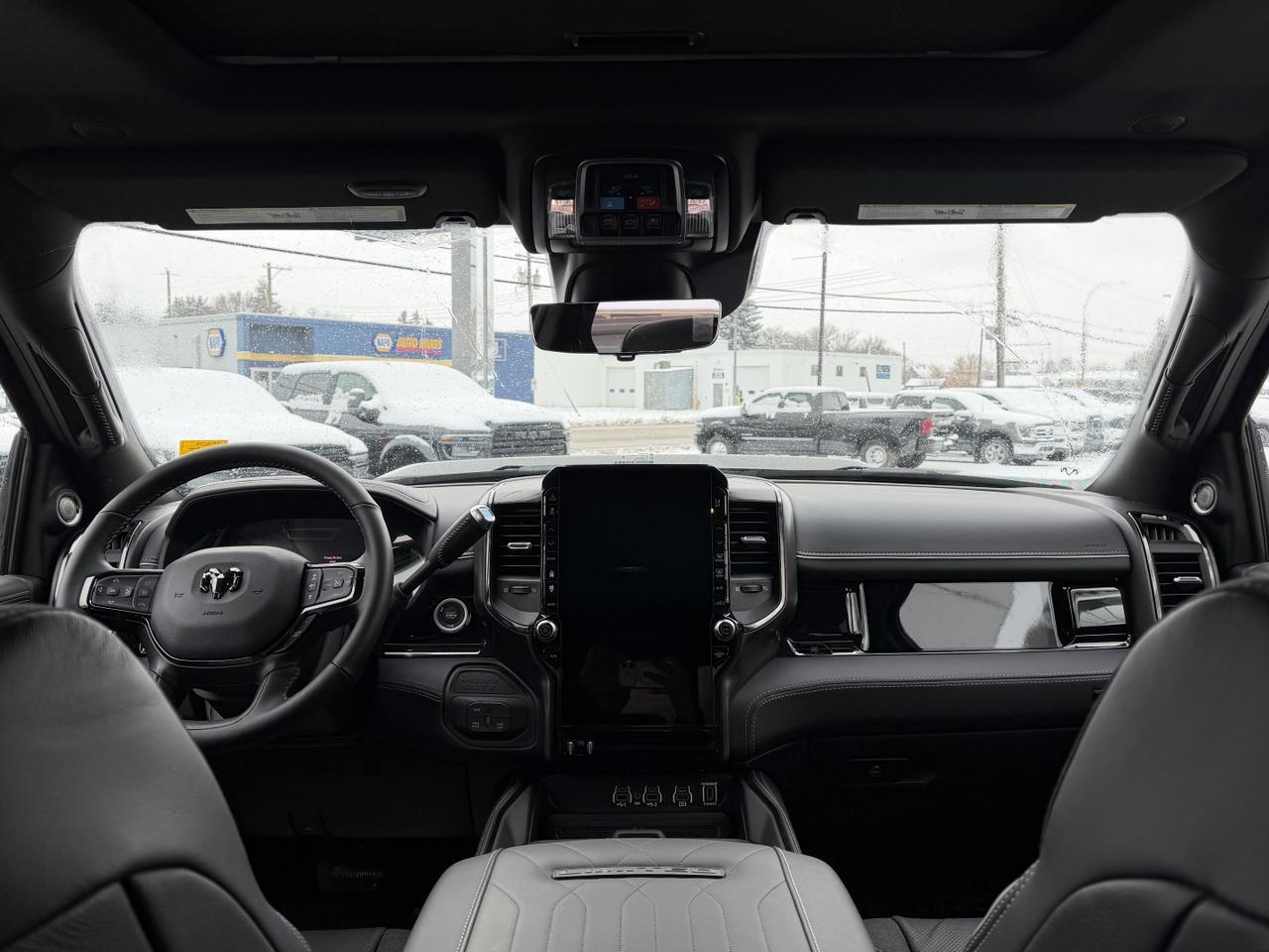 2026 Ram 3500 Limited Longhorn Night Edition Mega Cab 4x4 | Rig Ready Ram | Leather | Towing | Sunroof | NAV Redwater AB